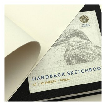 Shore & Marsh Landscape Hardback Sketchbook A5 92 Sheets image number 3