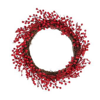 Red Berry Wreath 55cm