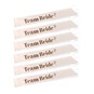 Pink and Rose Gold Team Bride Sashes 6 Pack  image number 3