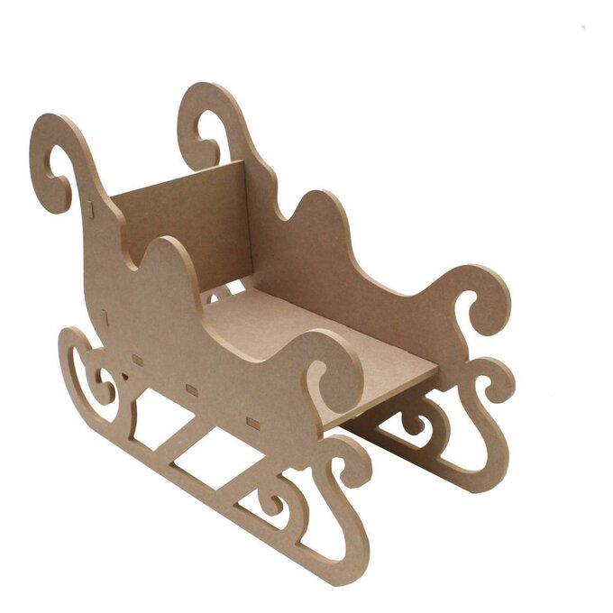 Wooden Sleigh 55cm image number 1