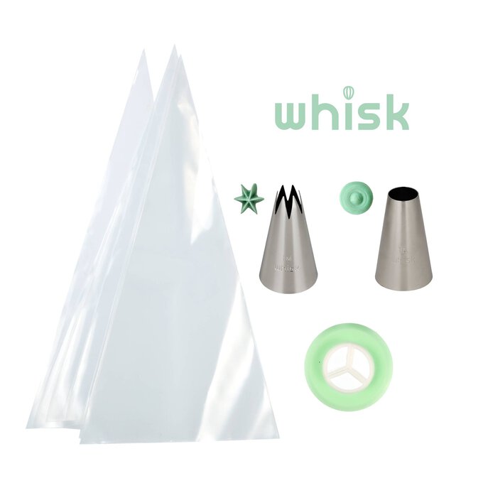 Whisk Tri Colour Decoration Set 9 Pieces image number 1