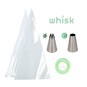 Whisk Tri Colour Decoration Set 9 Pieces image number 1