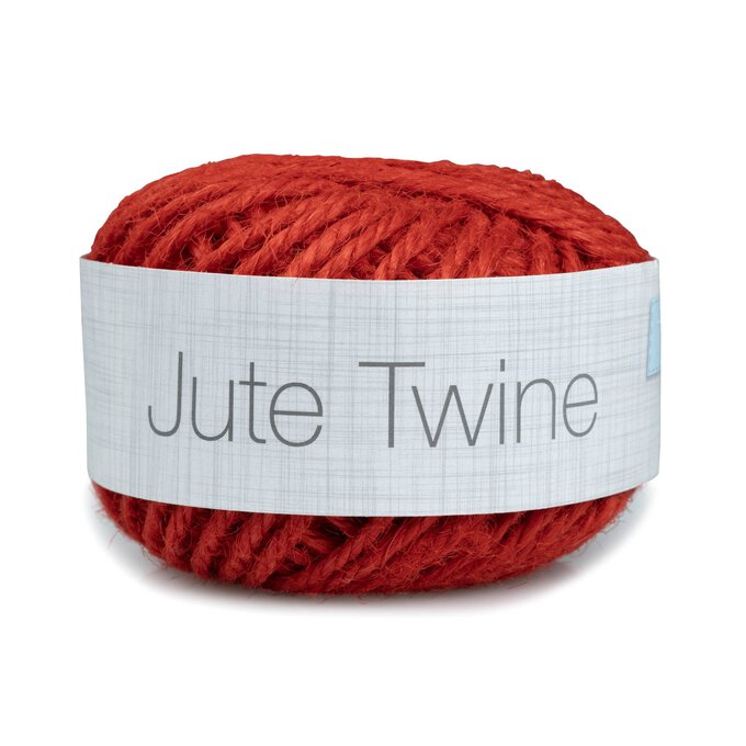 Red Jute Twine 2mm x 27m image number 1