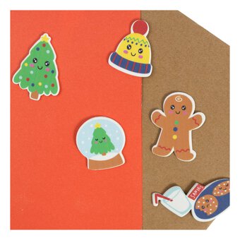 Christmas Feast Foam Stickers 42 Pack