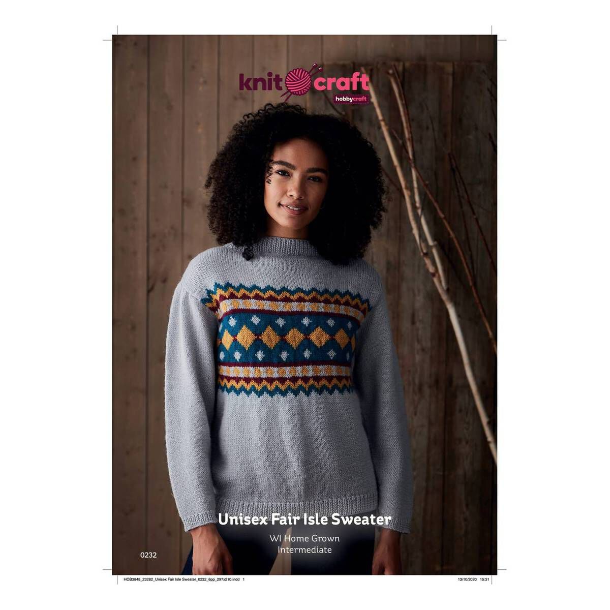 Knitcraft Unisex Fair Isle Sweater Digital Pattern 0232 | Hobbycraft