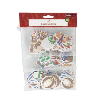 Christmas Animal Foam Stickers 42 Pack image number 4