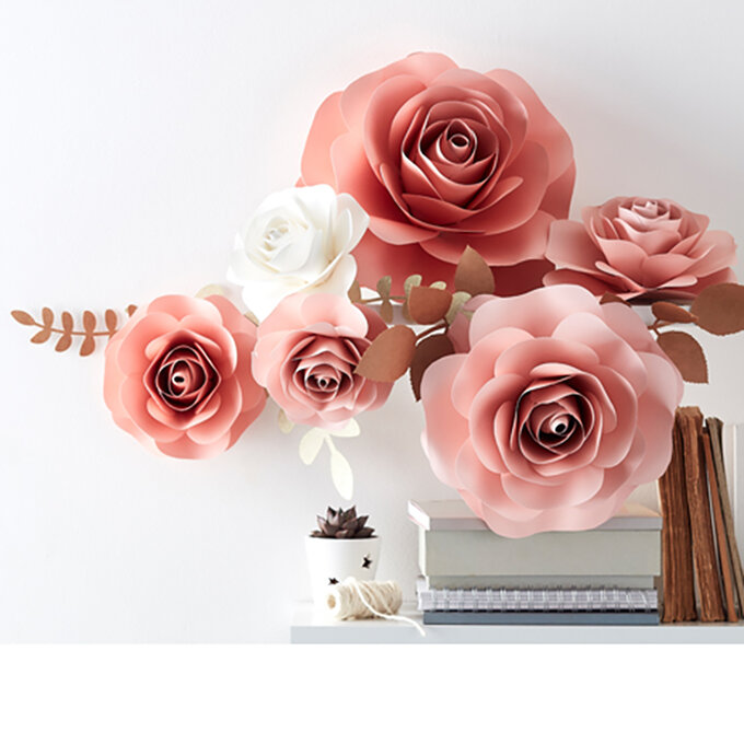 How To Make Paper Roses  Paper Flower Tutorials – Ta Muchly Paper Blooms