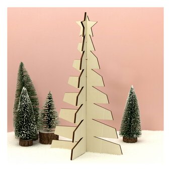 Wooden 3D Standing Tree 39.5cm image number 2