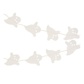 White Paper Ghost Garland 1.2m 