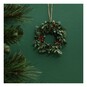 Hanging Mini Green Wreath 15cm image number 2