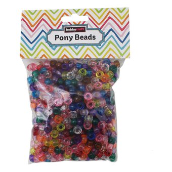 Children Hair Beads pastel Selected colours mix pony beads Light