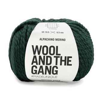 Wool and the Gang Heritage Green Alpachino Merino 100g