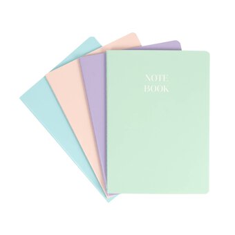 Pastel Notebook Set 4 Pack