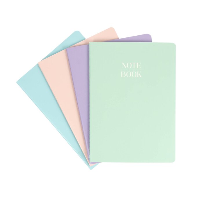 Pastel Notebook Set 4 Pack image number 1