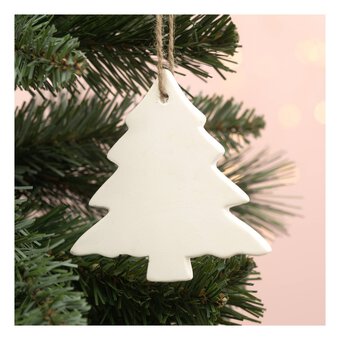 Hanging Ceramic Tree Decoration 10cm