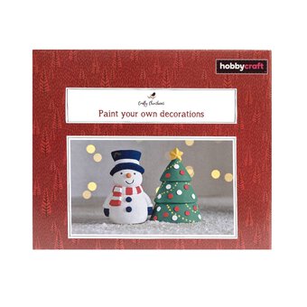 Paint Your Own Snowman and Tree Decorations Kit image number 5