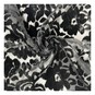 Black Floral Nylon Rayon Burnout Fabric by the Metre image number 2