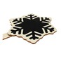Wooden Blackboard Snowflake Pick 24cm image number 4