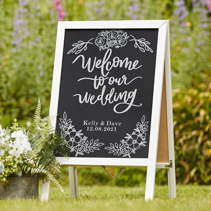 Wedding Sign Easel 