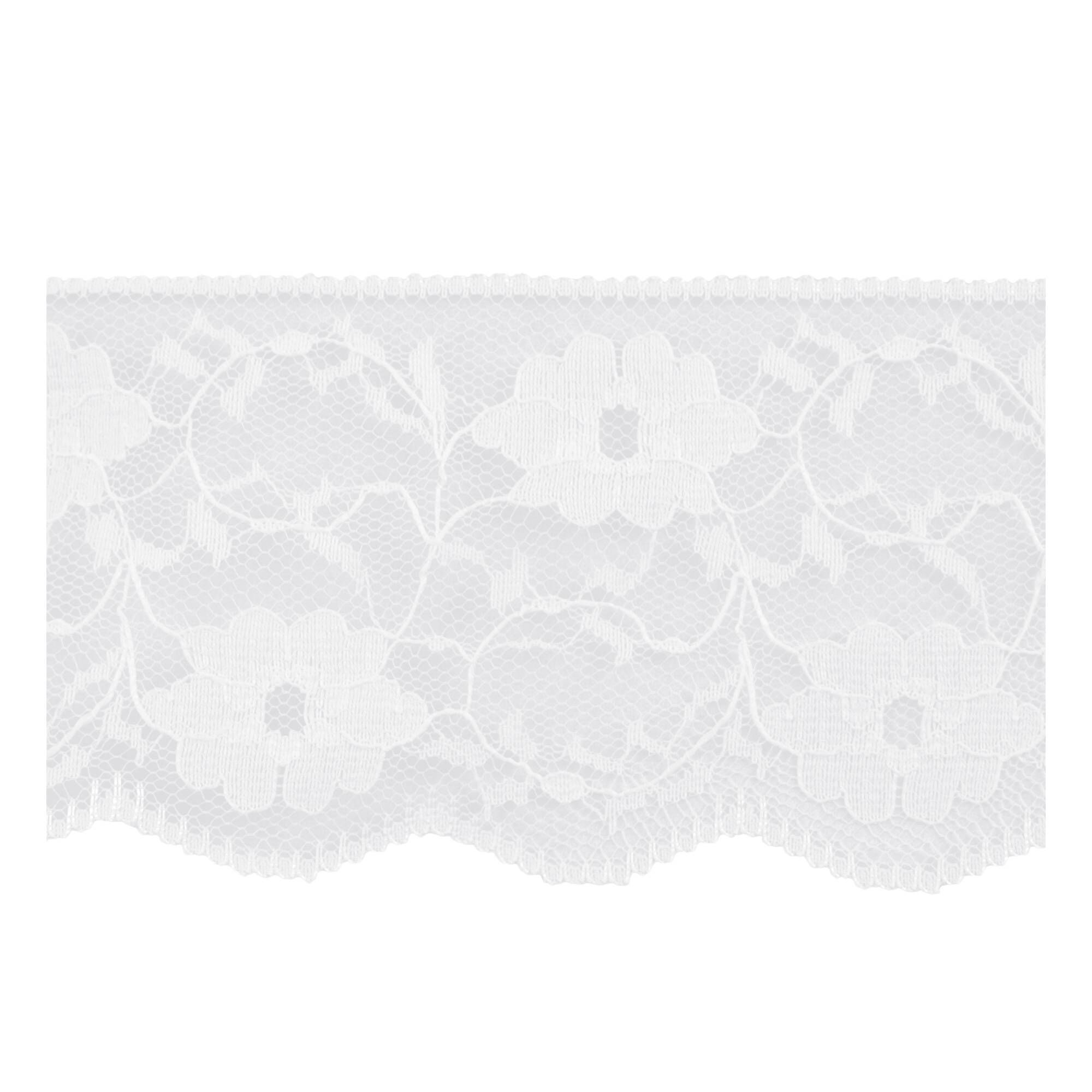 White lace on sale edging