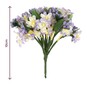 White and Purple Verbana Floral Pick 10cm image number 4