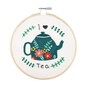 Trimits I Love Tea Embroidery Hoop Kit image number 2