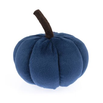 Navy Blue Plush Pumpkin 9cm