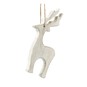 Hanging Reindeer Mango Wood Decoration 14cm image number 2