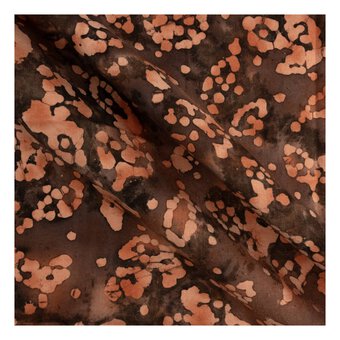 Brown Batik Single Cotton Fat Quarter