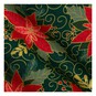 Holly Poinsettia Cotton Fat Quarters 5 Pack image number 3