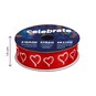 Red Curly Hearts Ribbon 15mm x 3.5m image number 4