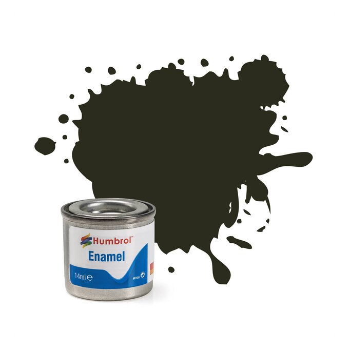 Humbrol Gunmetal Enamel Metallic Paint 14ml (53) image number 1