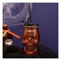Orange Skull Drinking Jar  image number 1