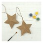 Mache Hanging Star Decorations 10cm 2 Pack image number 3