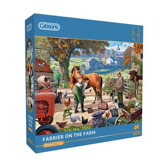 Gibsons Farrier on the Farm Jigsaw Puzzle 500 Pieces