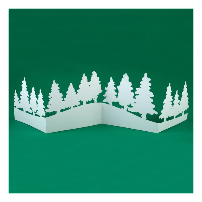 Laser Cut Forest Card 16cm x 62cm image number 1