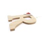 Hanging Wooden Christmas Letter R 9cm image number 4