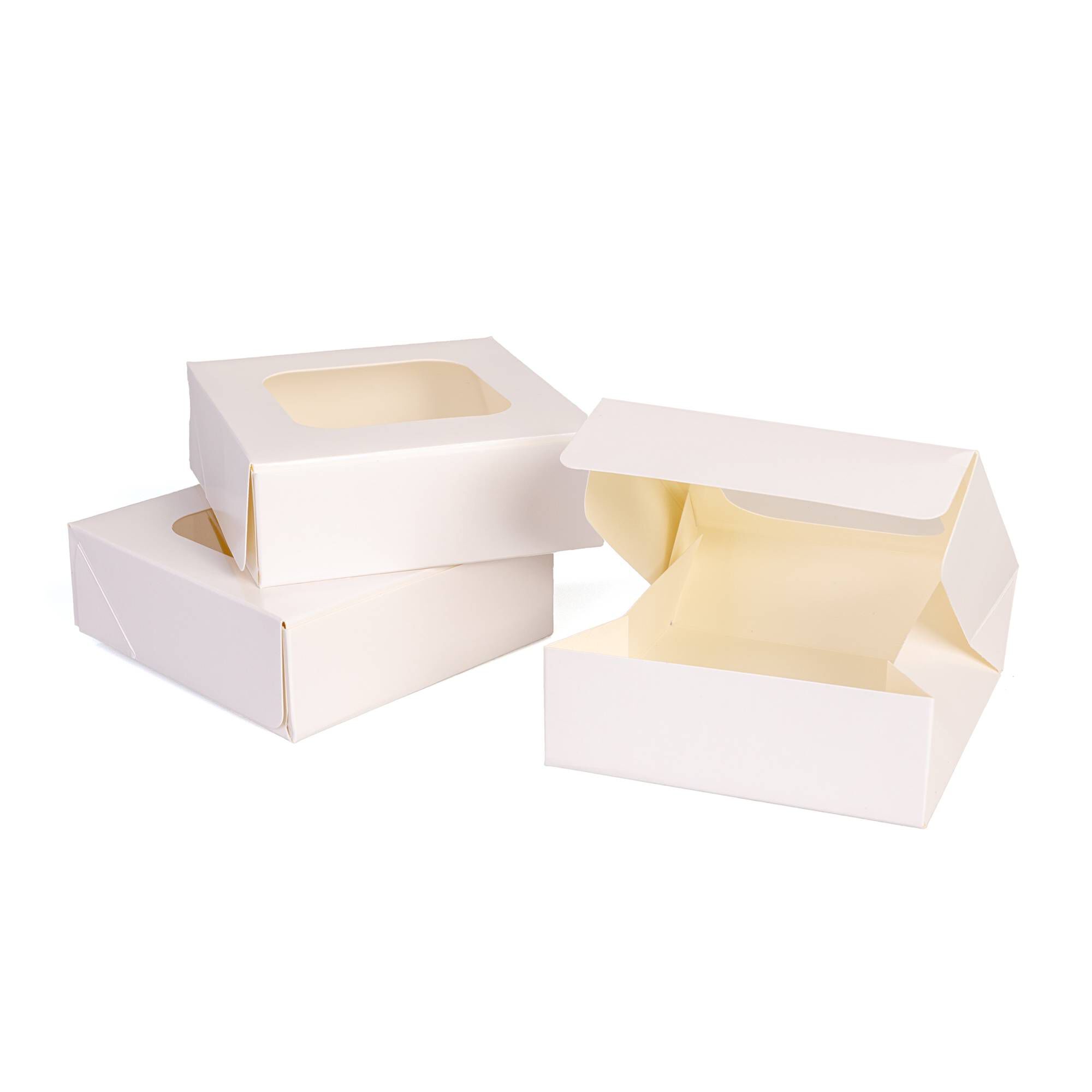 White Small Treat Boxes 3 Pack | Hobbycraft
