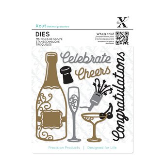 Xcut Celebration Die Set 10 Pieces