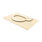 Wooden Letter Q Plaque 10cm x 15cm image number 3