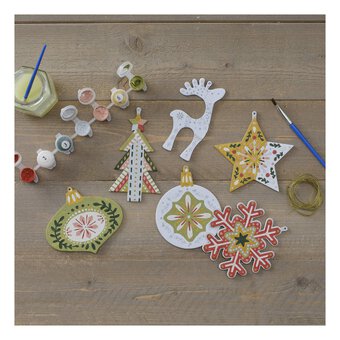 Paint Your Own Christmas Decorations Kit