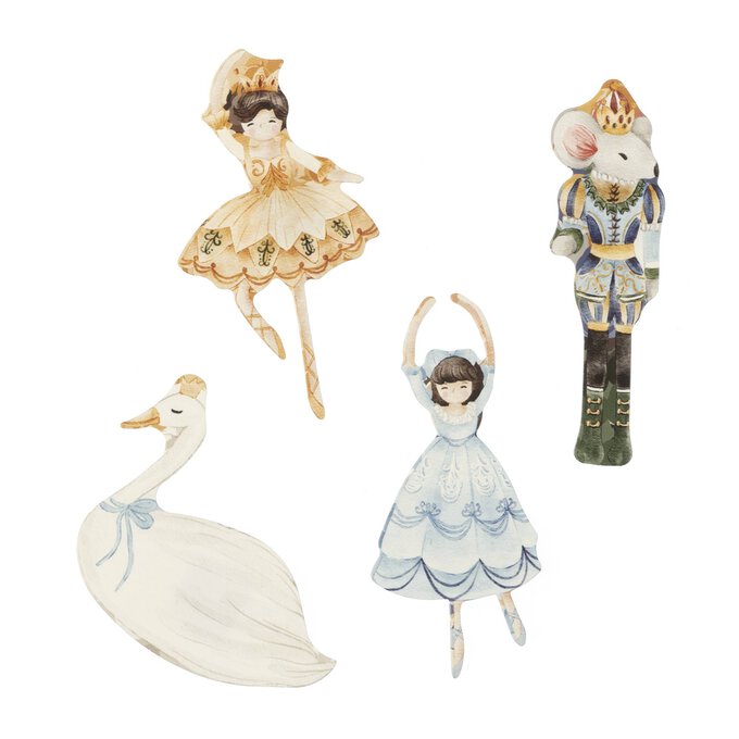 Nutcracker Dance Card Toppers 4 Pack  image number 1