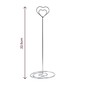 Silver Heart Table Number Stand image number 4