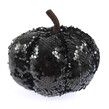 Black Sequin Pumpkin 17cm