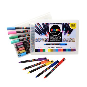 Uni-ball Posca PC-1MR Marker Pens Collection 16 Pack