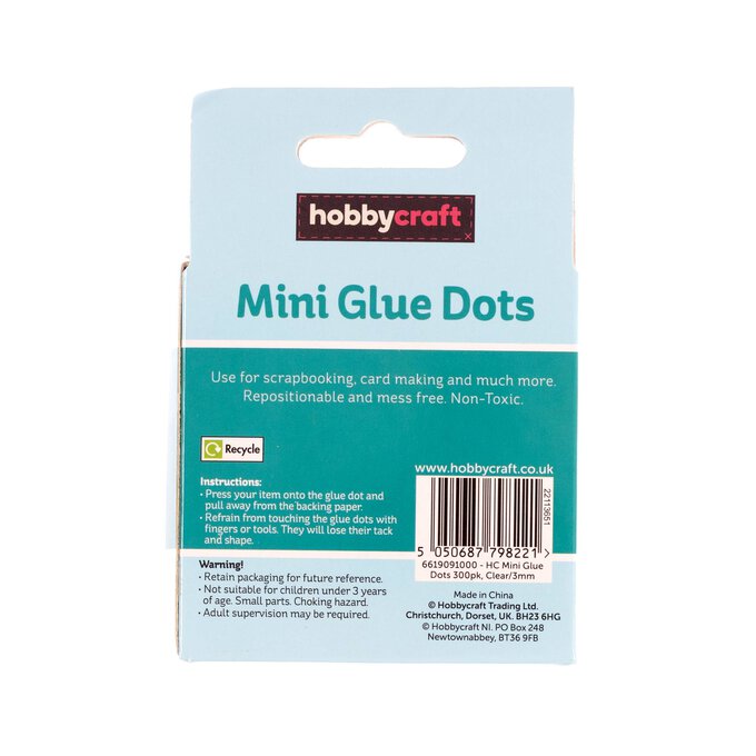 5mm Glue Dots, Small Dots, Adhesive Dots, Card Making Glue, Gift Wrapping,  Scrapbooking Glue, Invisible Glue, 300 Glue Dots, UK Shop 