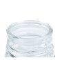 Clear Textured Glass Vase 15cm x 8cm image number 3