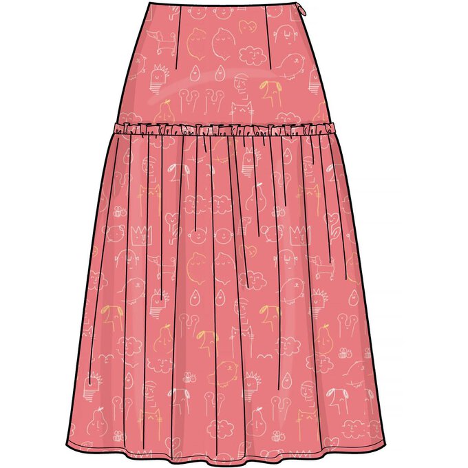 New Look Women's Skirt Sewing Pattern N6676