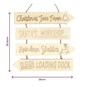 Hanging Wooden Christmas Signs 4 Pieces image number 4