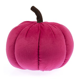 Bright Pink Plush Pumpkin 17cm